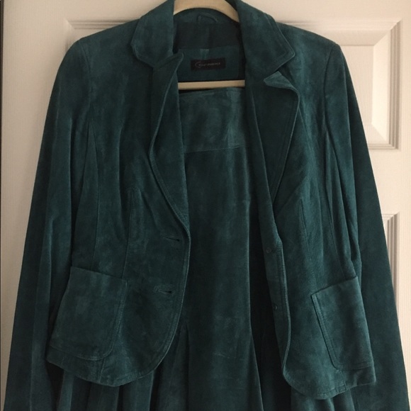 Context Dresses & Skirts - Context suede Jacket and Skirt